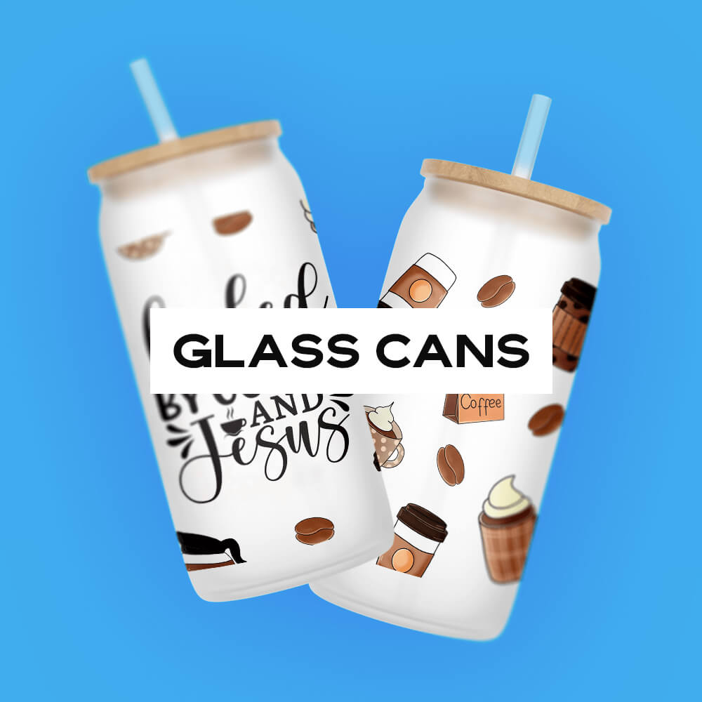 Glass Cans | Grace & Fire Designz