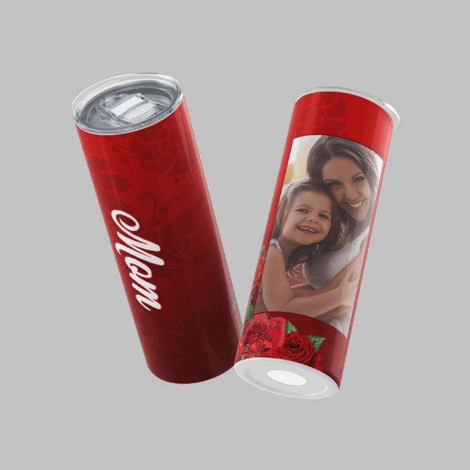 Custom Red Mom 20 oz. / 12 oz. Tumbler | Grace & Fire Designz