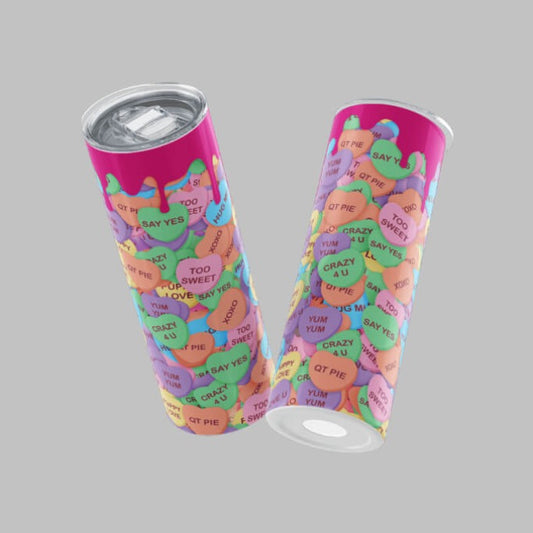 Lovable Hearts 20oz. Tumbler | Grace & Fire Designz