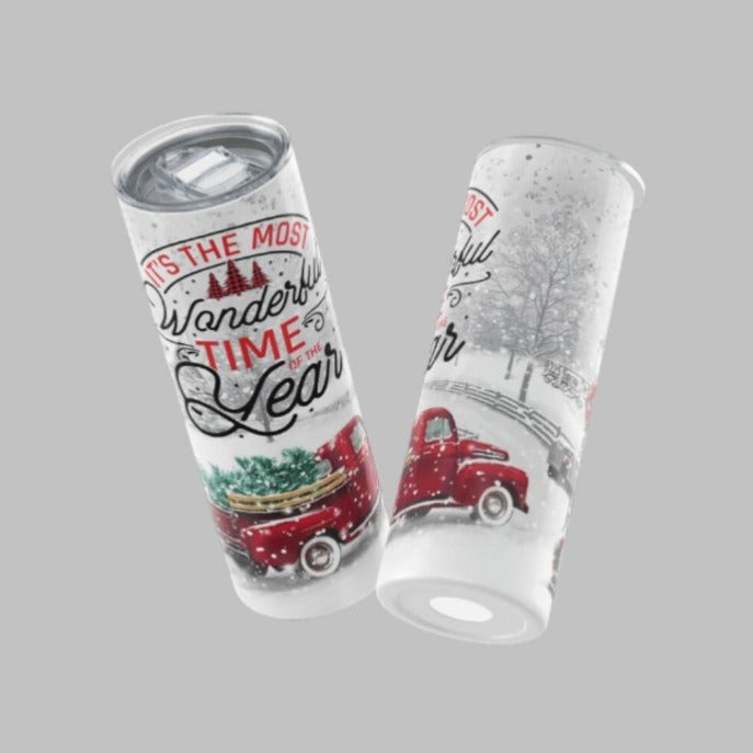 Christmas Wonderful time 20oz. Tumbler