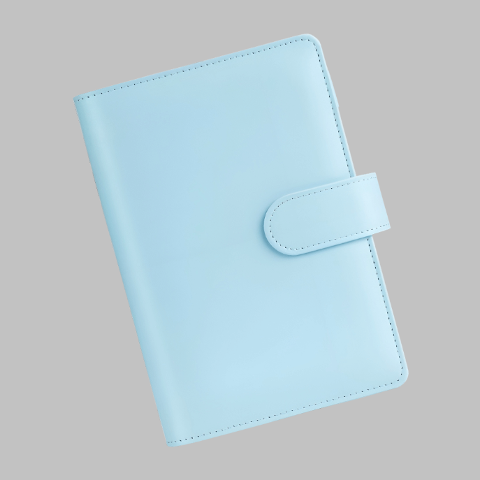 Custom Budget Binder Light Blue - 10 Color Choice | Grace & Fire Designz