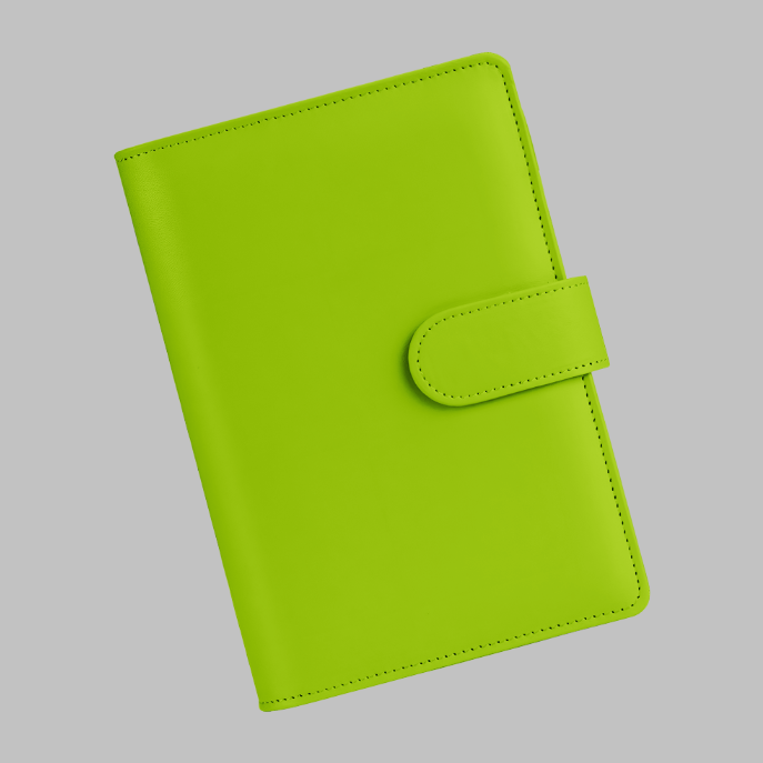 Custom Budget Binder Lime Green - 10 Color Choice | Grace & Fire Designz