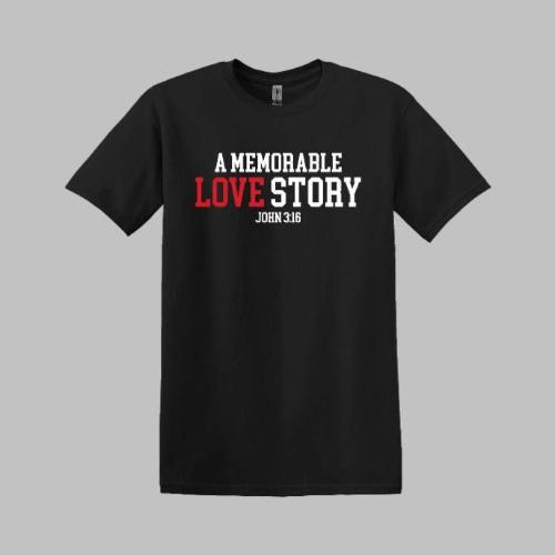 Exclusive design A Memorable Love Story John 3:16 of Grace & Fire Designz