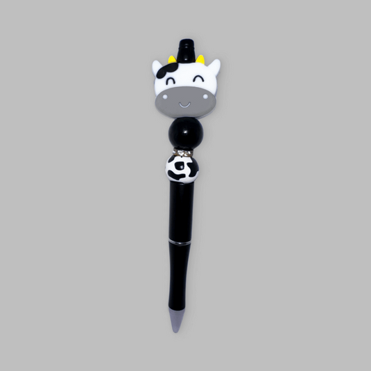 Grey Cow Beadable Pen | Grace & Fire Designz