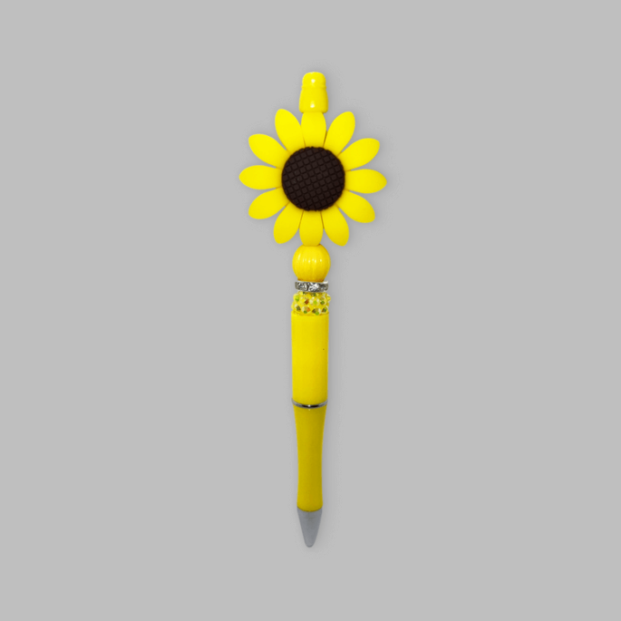 Sunflower Beadable Pen | Grace & Fire Designz